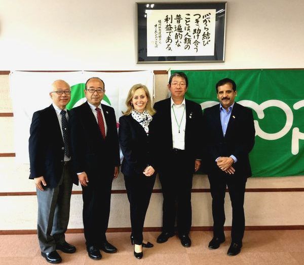 ICA President Ms. Monique Leroux visits Japan