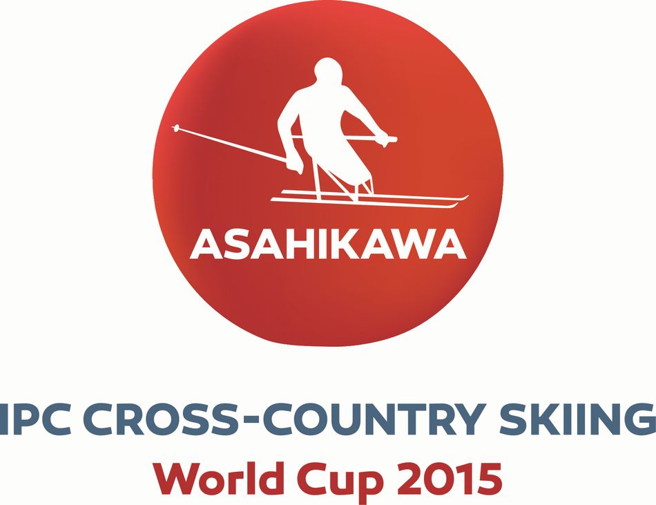 「2015 IPCクロスカントリースキーワールドカップ旭川大会」のロゴ