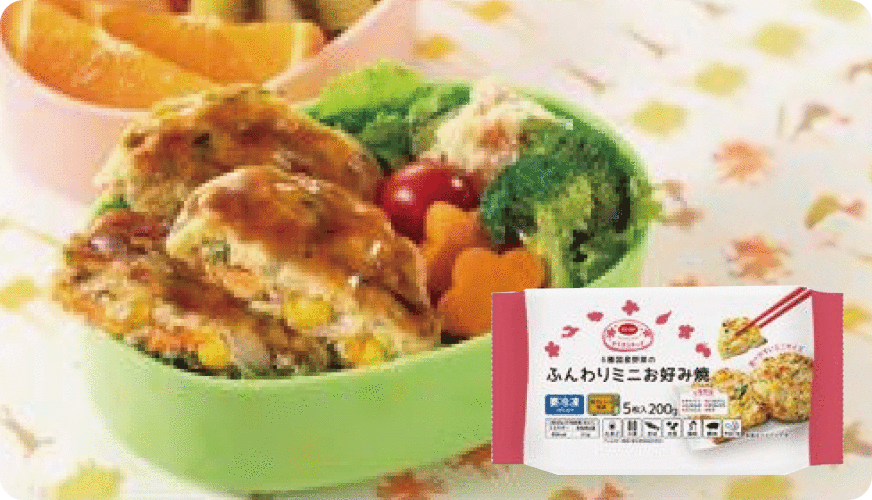 CO･OP ６種国産野菜のふんわりミニお好み焼