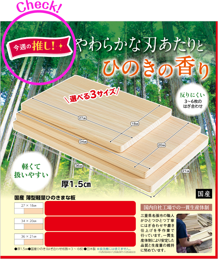 今週の推し！マークの掲載イメージ