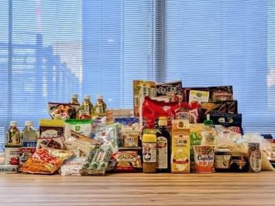 A portion of the collected food items.jpg