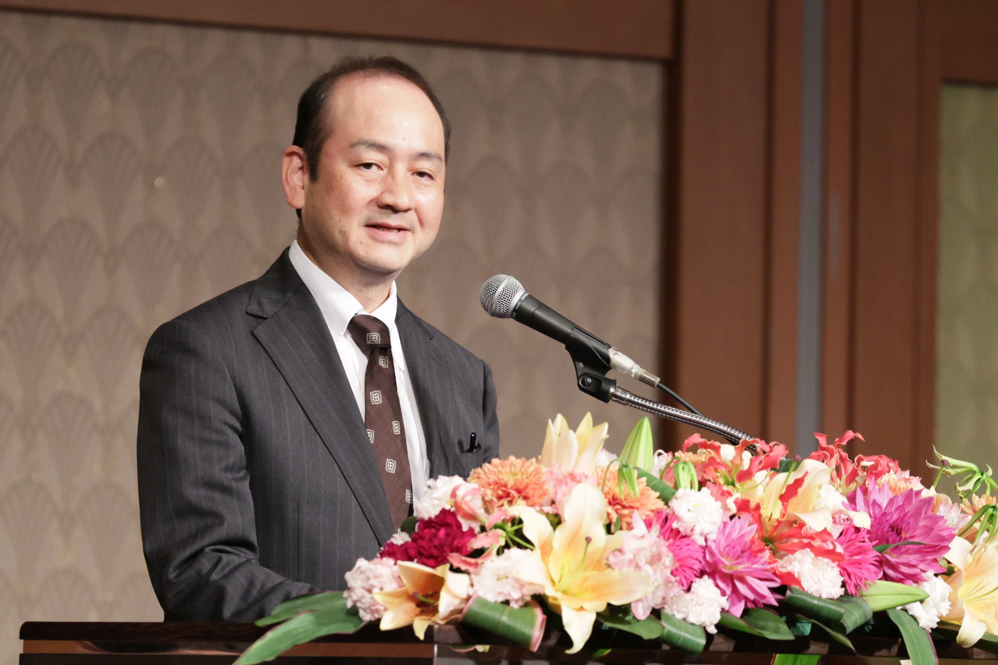 03_Greeting by MURAYAMA Taro, Director, Consumer Cooperatives Office, Welfare Infrastructure Division, Social Welfare and War Victims' Relief Bureau, Ministry of Health, Labour and Welfare.jpg