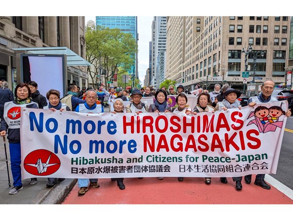 Co-op Delegation Participates in Peace March at NPT Conference