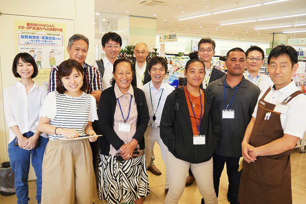 Delegation from The Federated States of Micronesia visited Co-op Mirai shop