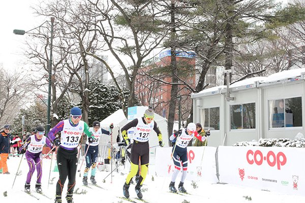 Sapporo Snow Sports Festa 2020 was held. CO • OP title sponsored the main event of the festa, Sapporo Odori Park cross-country skiing competition