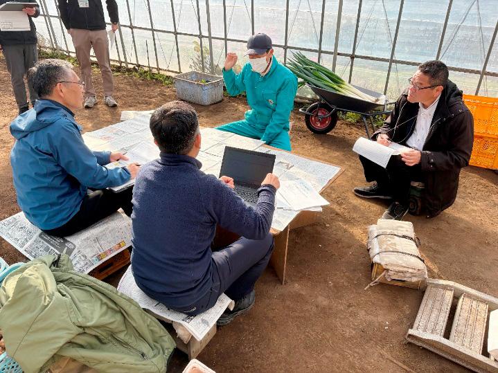 生協グループとJAグループによる点検の様子